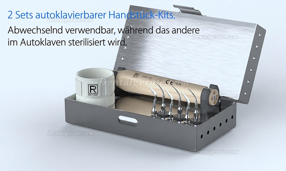 Refine PT 7 Ultraschallscaler Parodontalbehandlungsger&auml;t mit Wasserflasche